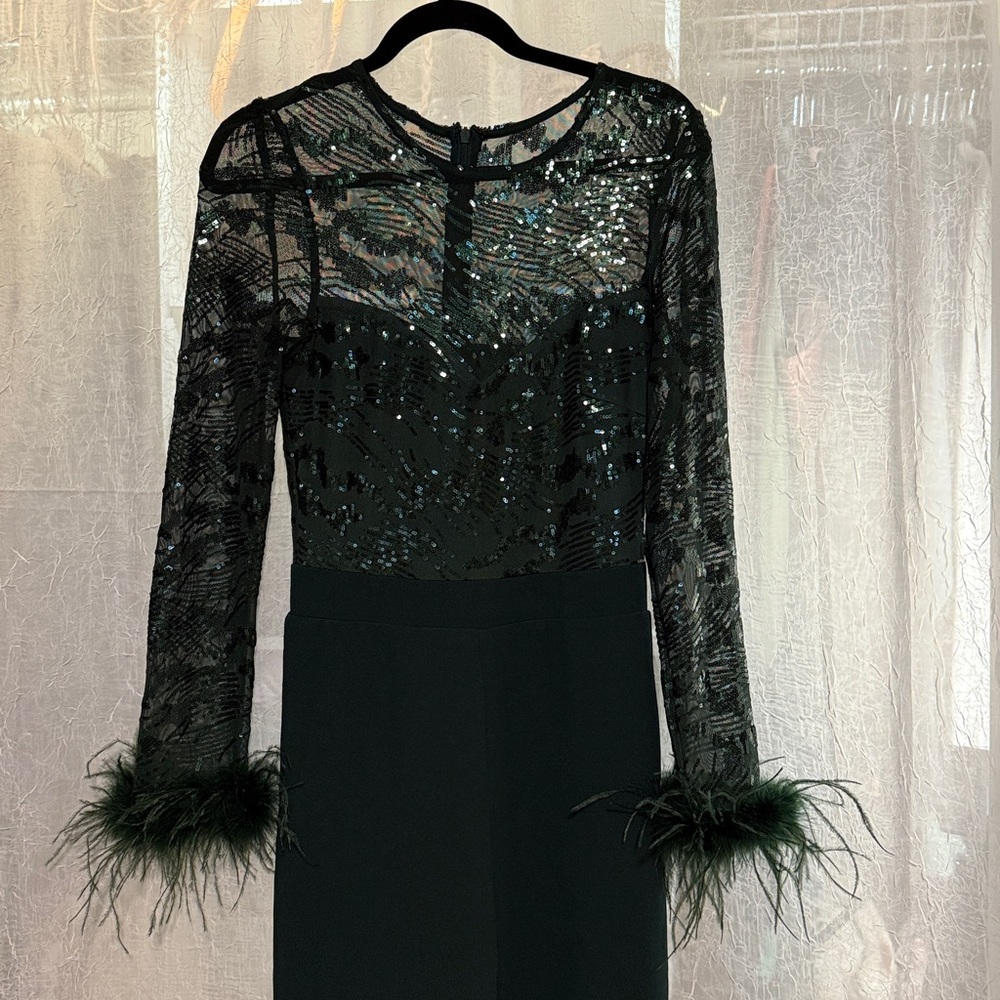 Lulu's Dark Green High-Waisted Pants